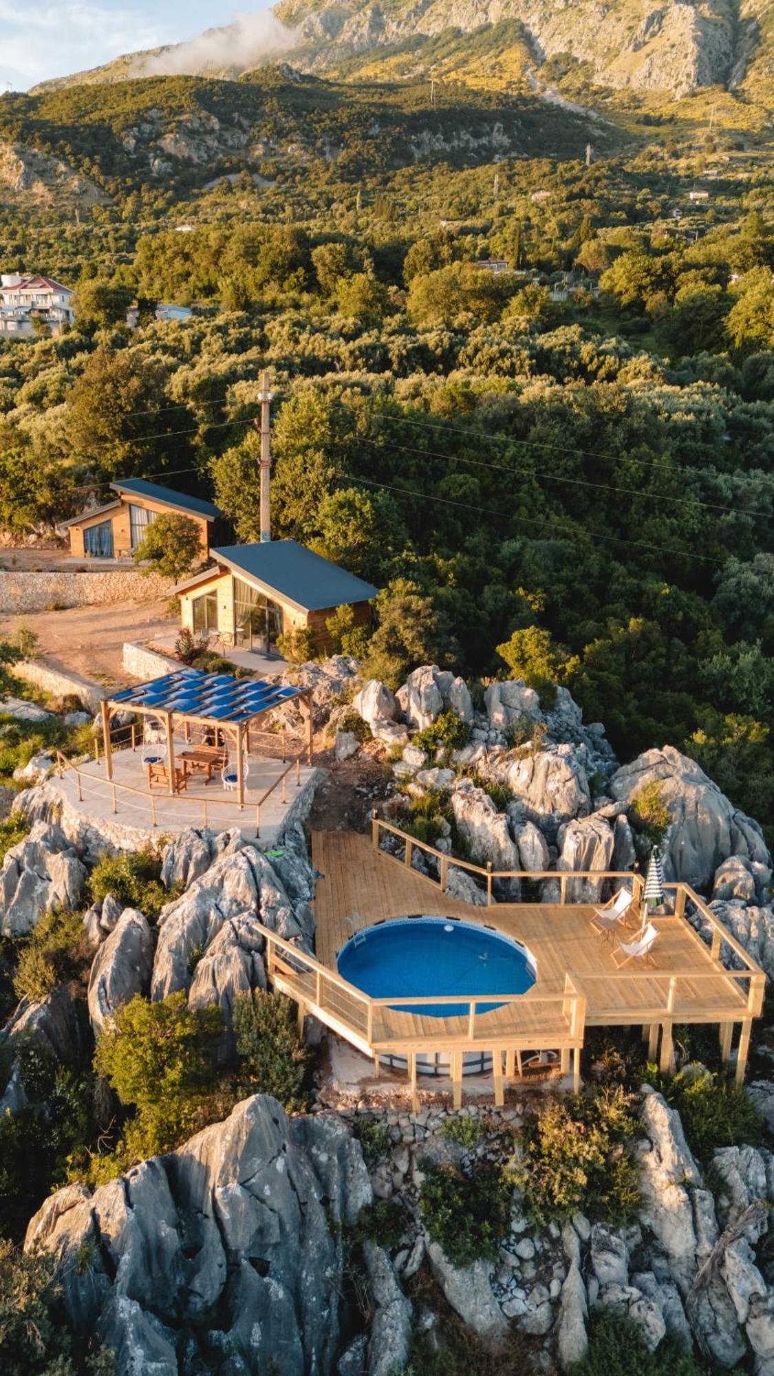 Olive Hills Holiday Homes บาร์ ภายนอก รูปภาพ